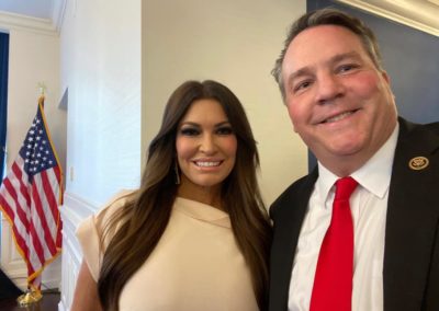 Alex Mooney with Kimberly Guilfoyle at RNC 2020